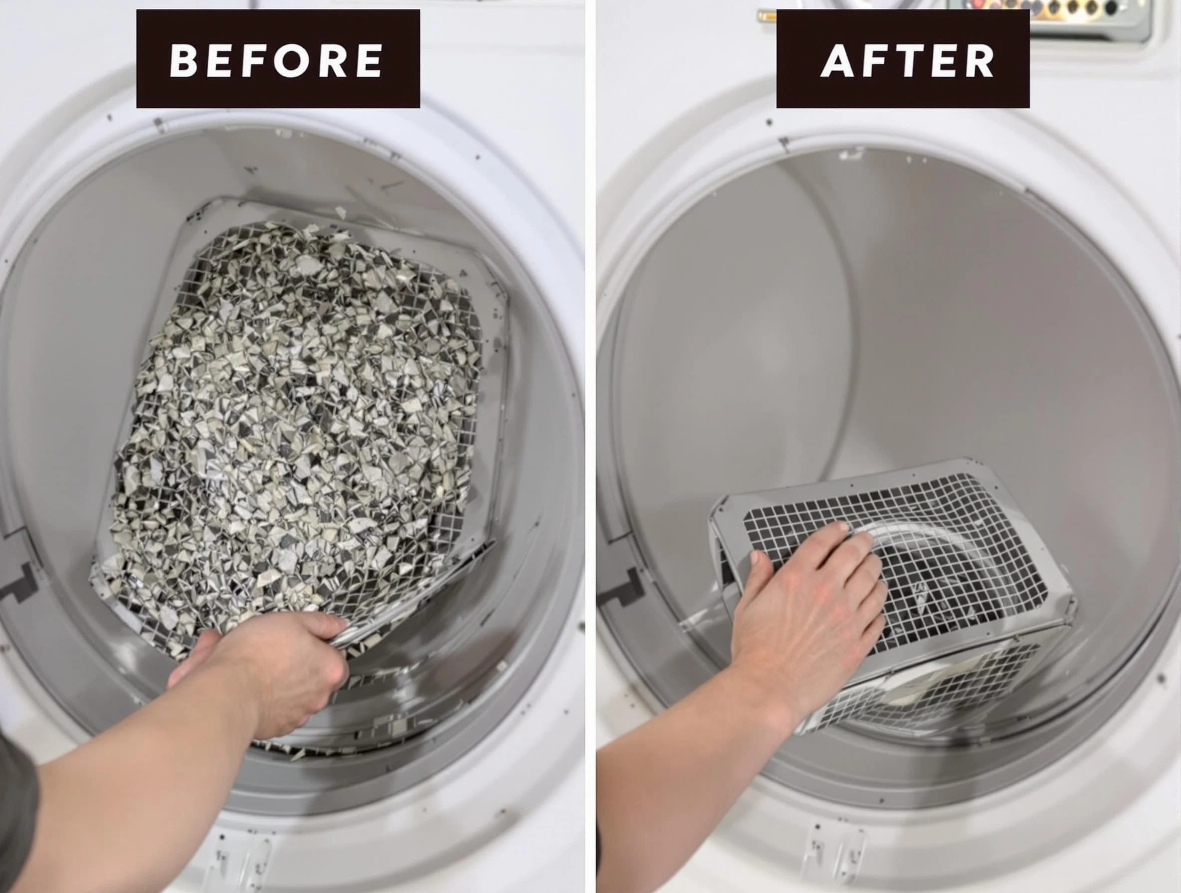 Professional lint trap cleaning by Adams Dryer Vent Cleaning in Adams