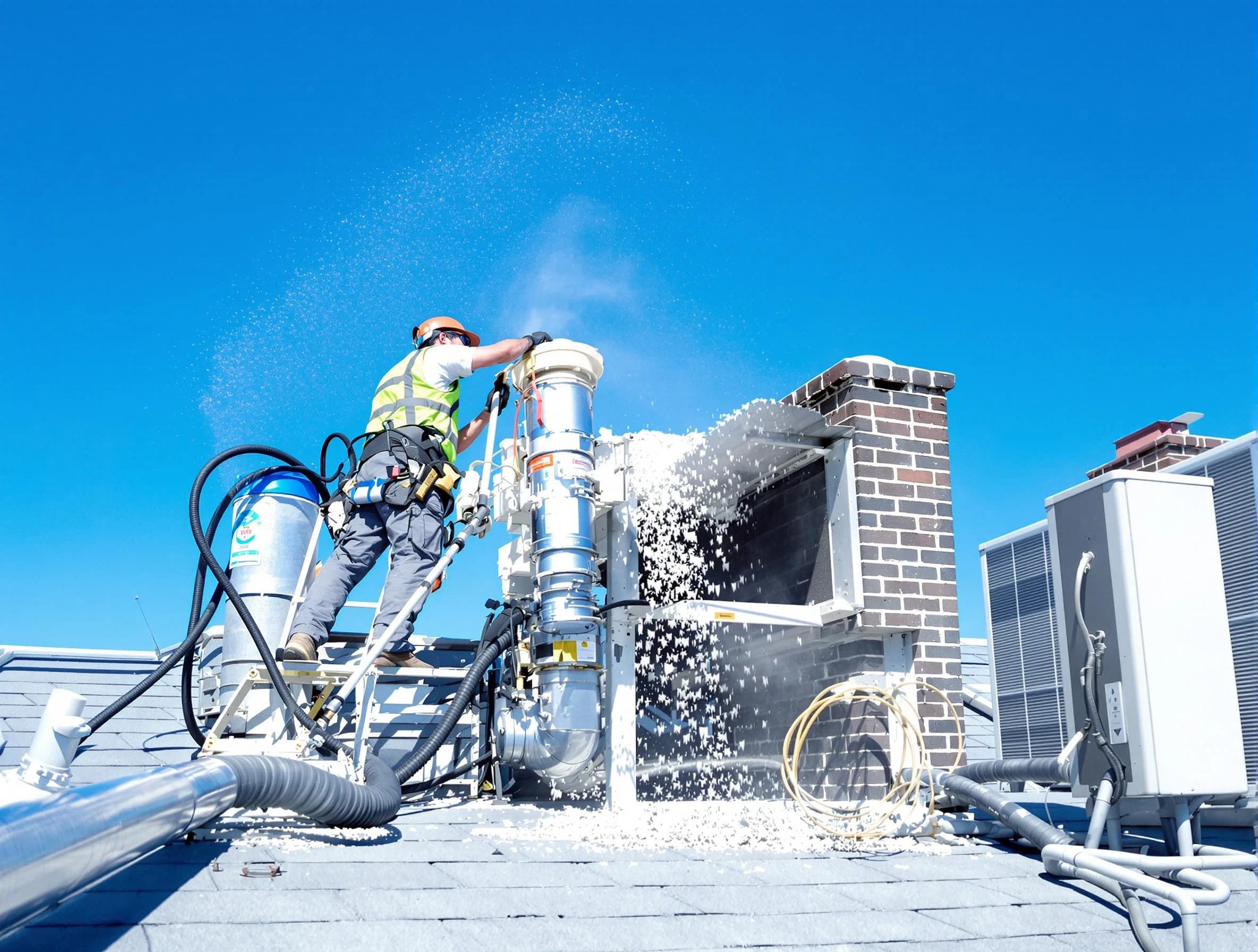 Expert roof dryer vent cleaning by Adams Dryer Vent Cleaning in Adams