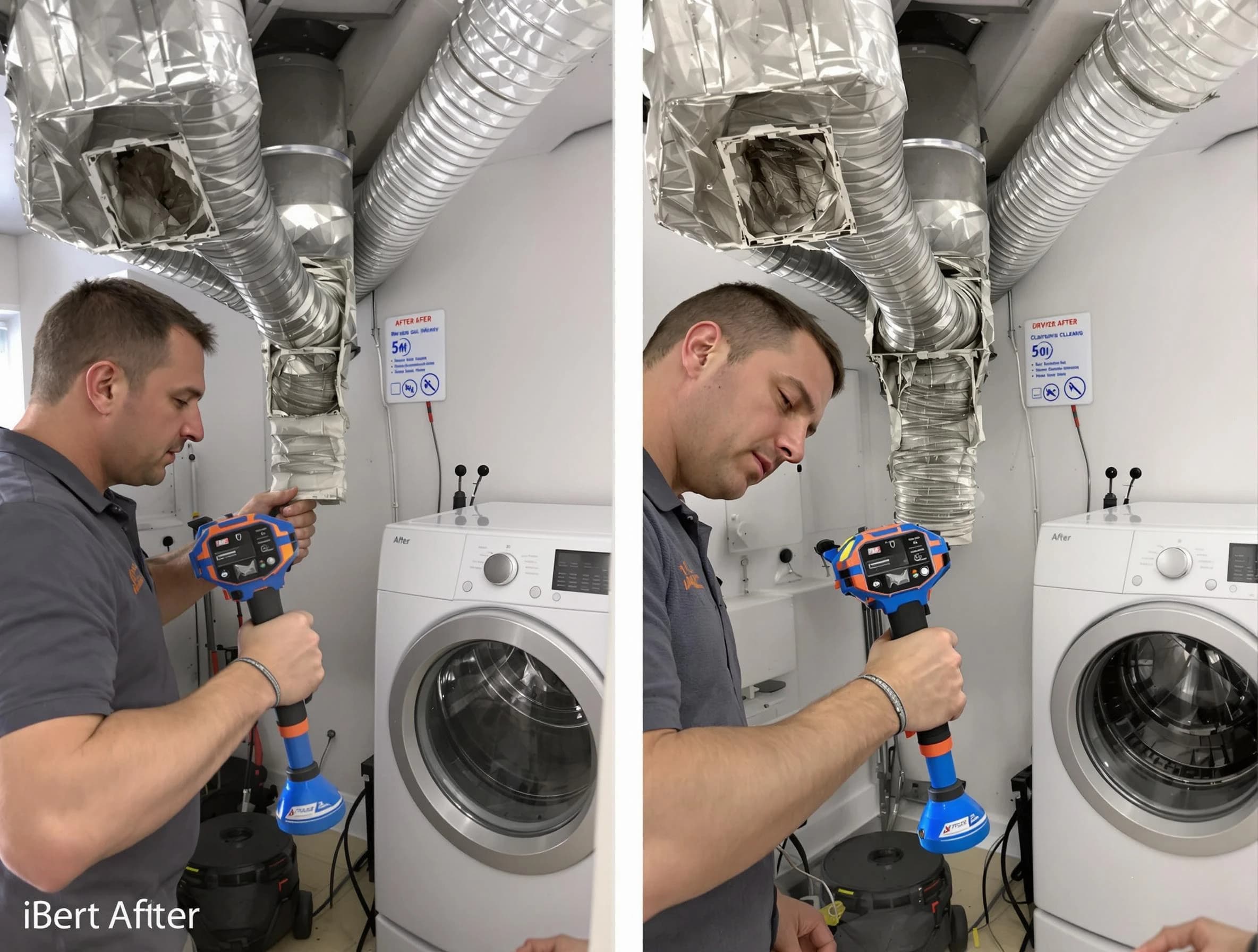 Professional clogged vent cleaning by Adams Dryer Vent Cleaning in Adams
