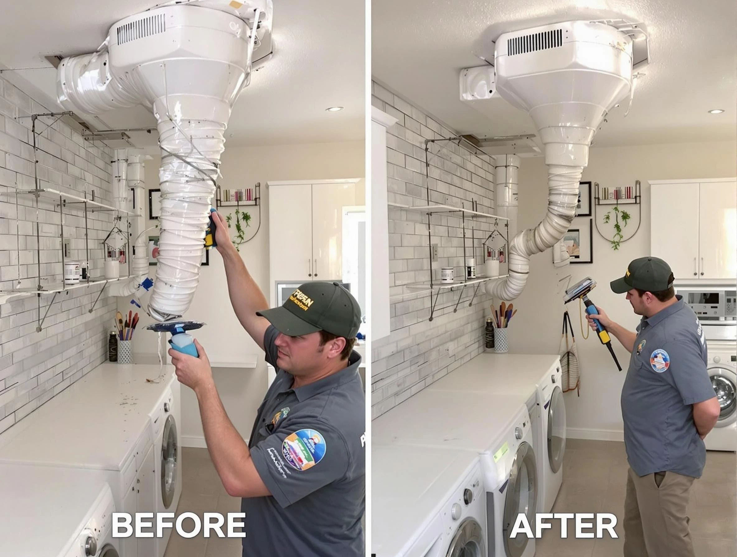 Professional dryer exhaust vent cleaning by Adams Dryer Vent Cleaning in Adams