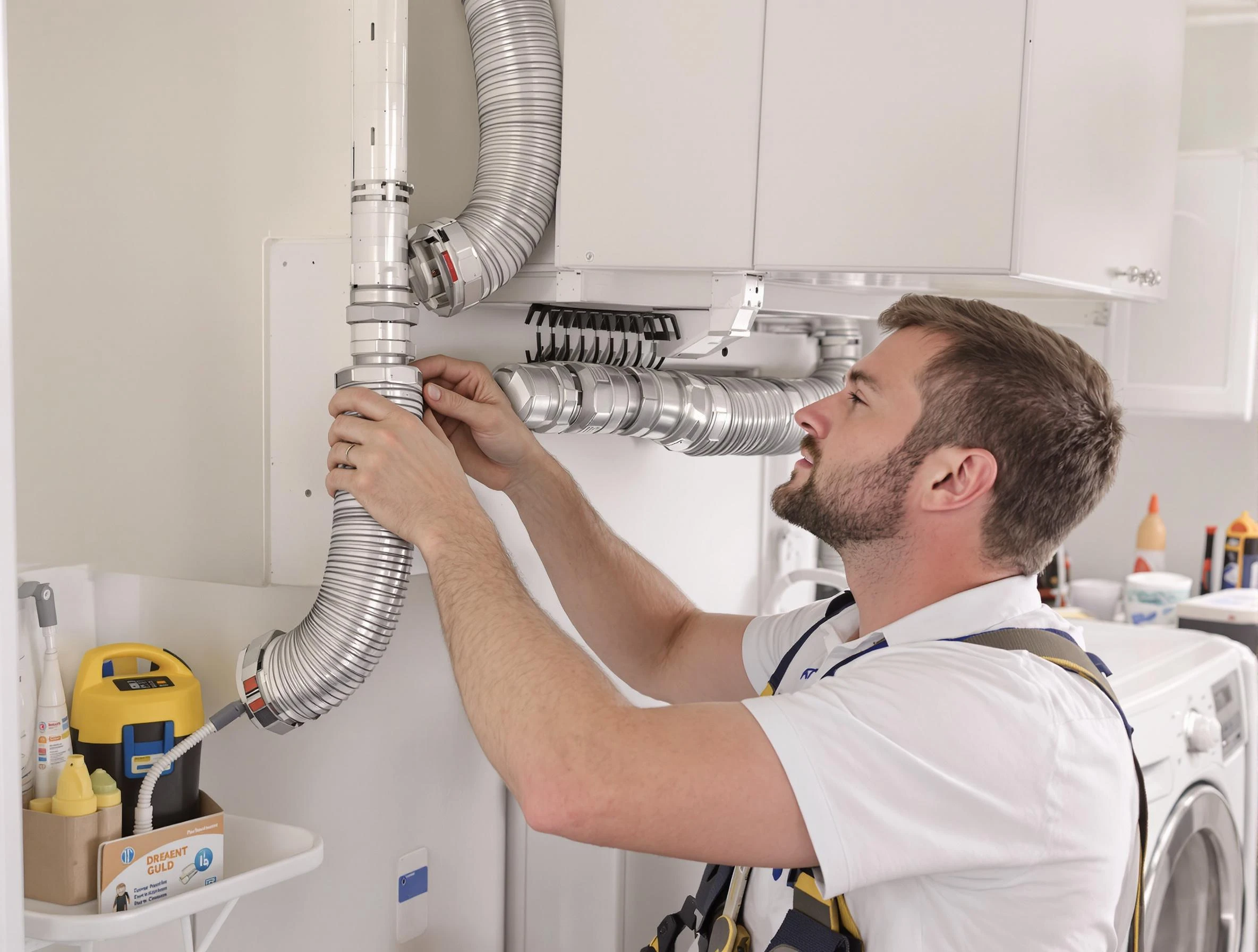Professional dryer vent repair and installation by Adams Dryer Vent Cleaning in Adams